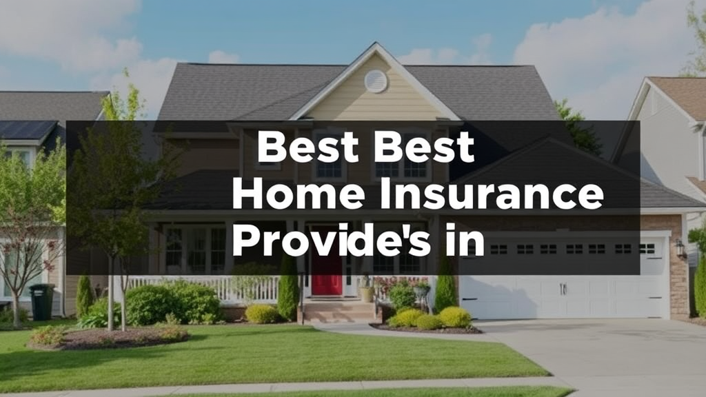 10 Best Home Insurance Providers in USA