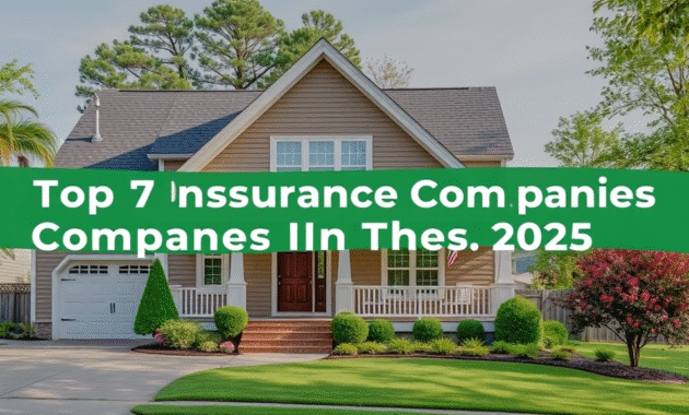 Top 7 Home Insurance Companies in the USA for 2025