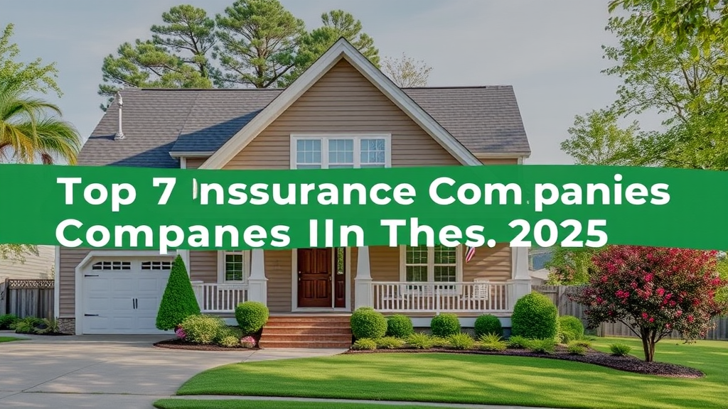 Top 7 Home Insurance Companies in the USA for 2025
