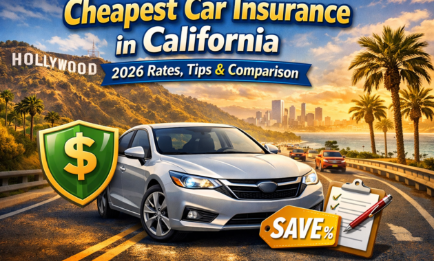 Cheapest Car Insurance in California